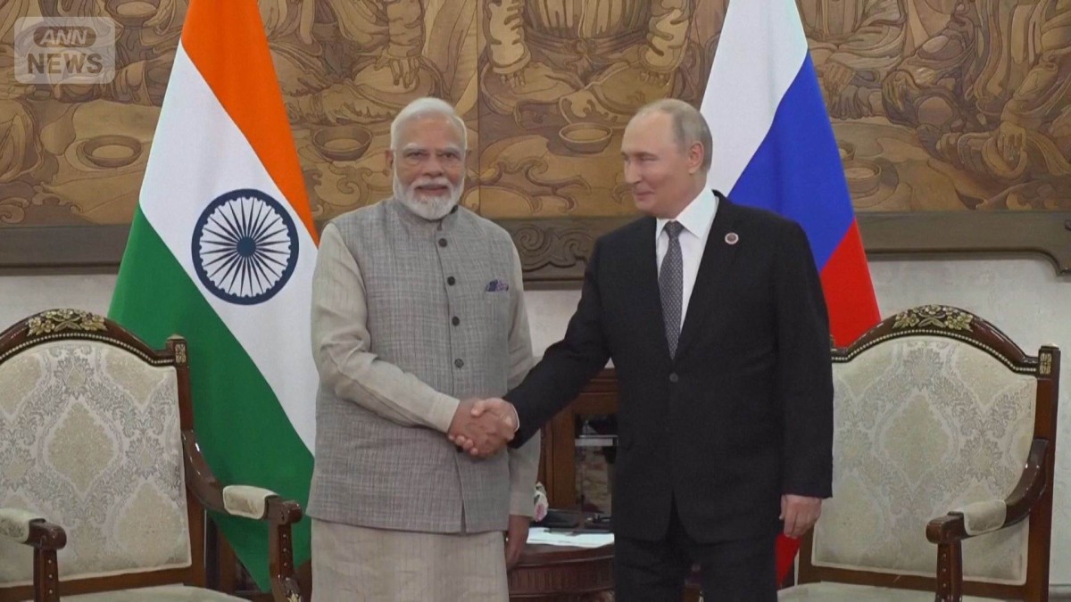 「戦争終結を」インド首相がプーチン氏に平和説く　「戦争の日々は人類を後退させる」