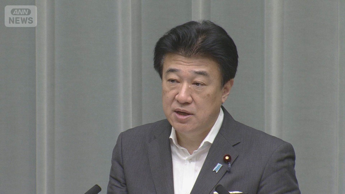 木原官房長官「影響ないよう対応」　中国　半導体材料輸出の日本企業ダンピング認定