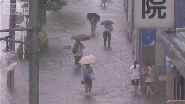 四国～東海で線状降水帯の恐れ　土砂災害や河川氾濫に警戒
