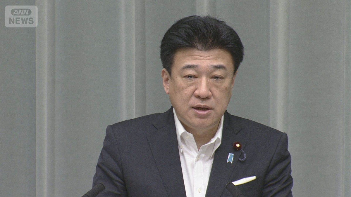 木原官房長官「情勢を深刻に懸念」　フーシ派によるバブルマンデブ海峡掌握の発表に