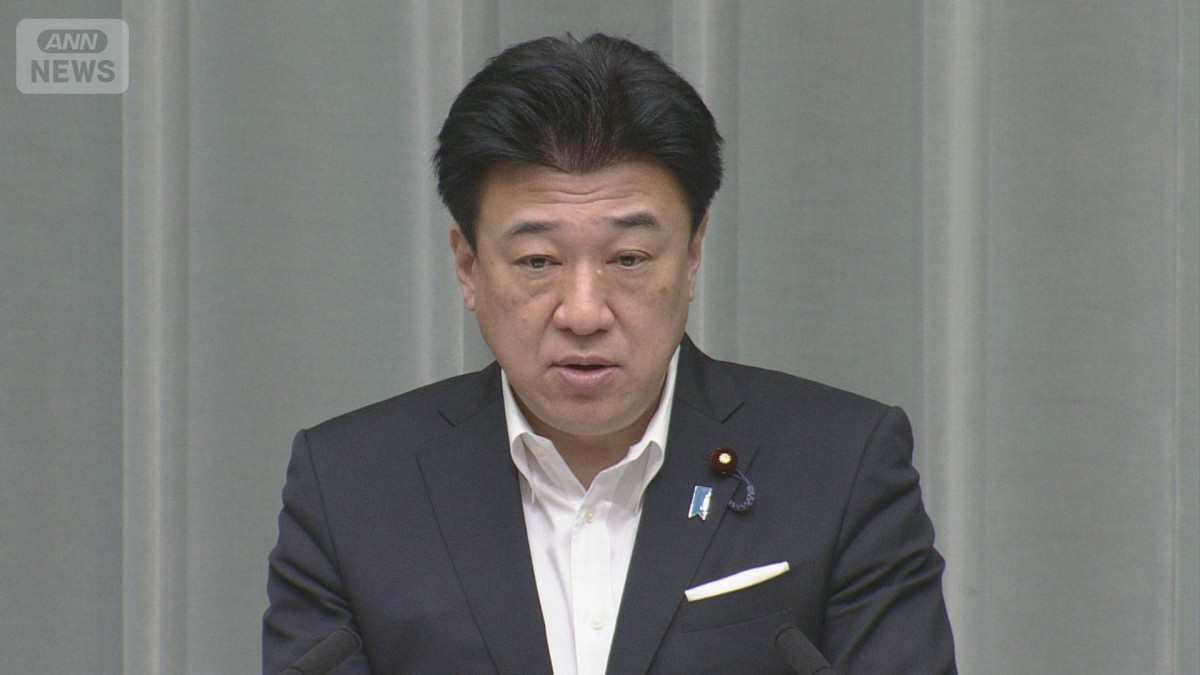 木原官房長官「徹底的な事実関係確認を」　浜岡原発データ不正問題で