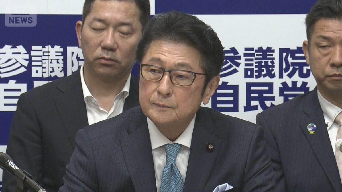 自民・松山参院会長「一致結束し高市内閣支える」