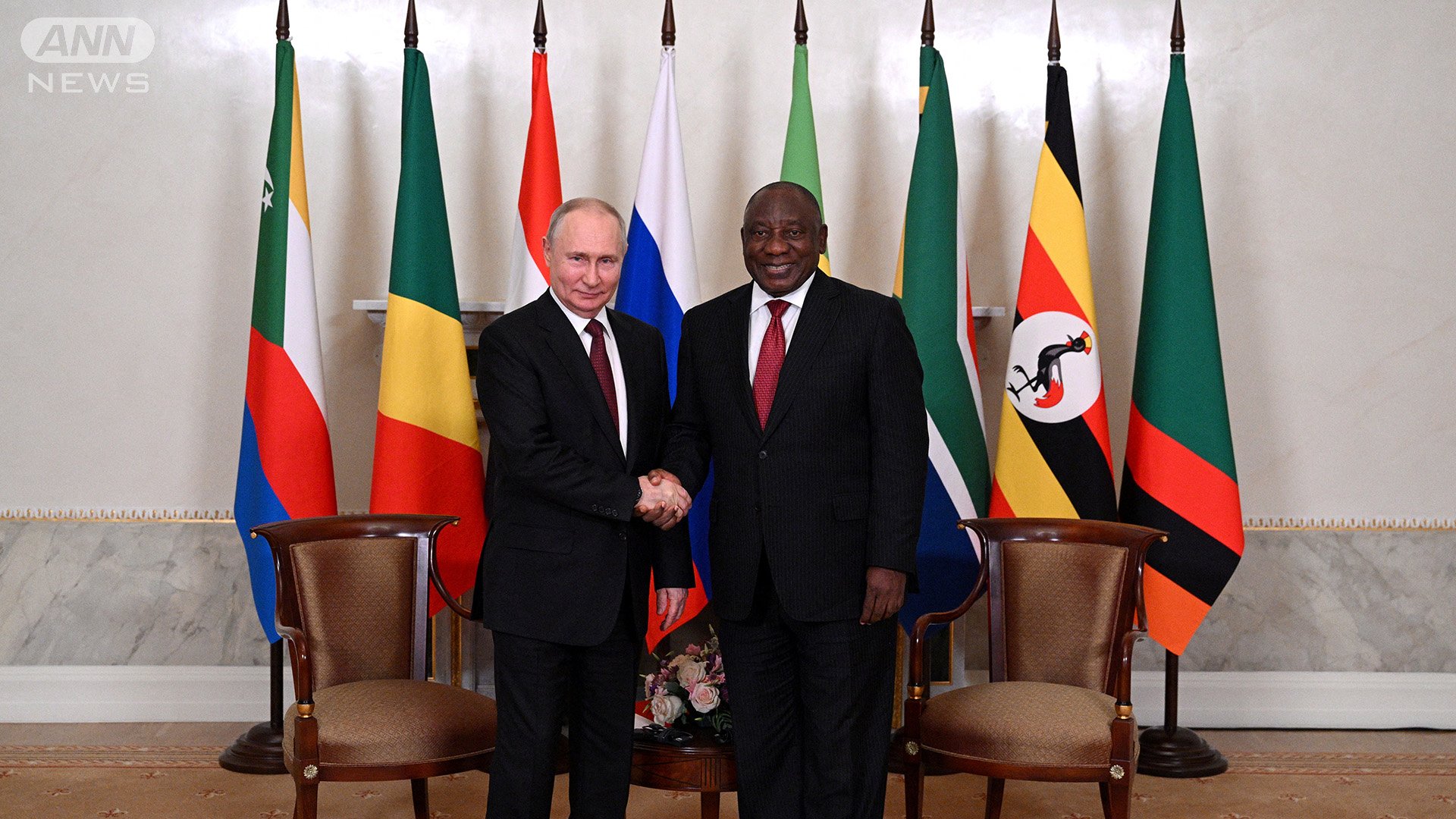 アフリカ代表団が訪露 ロシア・南アフリカ首脳会談（提供アフロ）