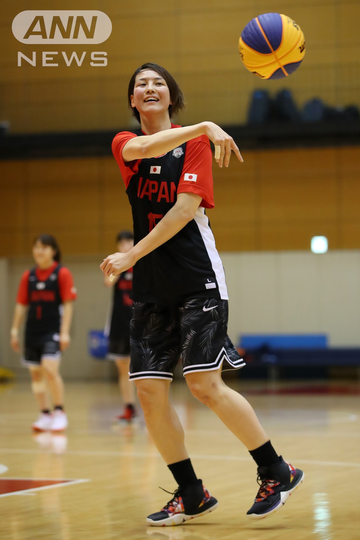 バスケ 3x3日本女子代表 公開練習　　　2020年1月15日 　　　YUTAKA/アフロスポーツ