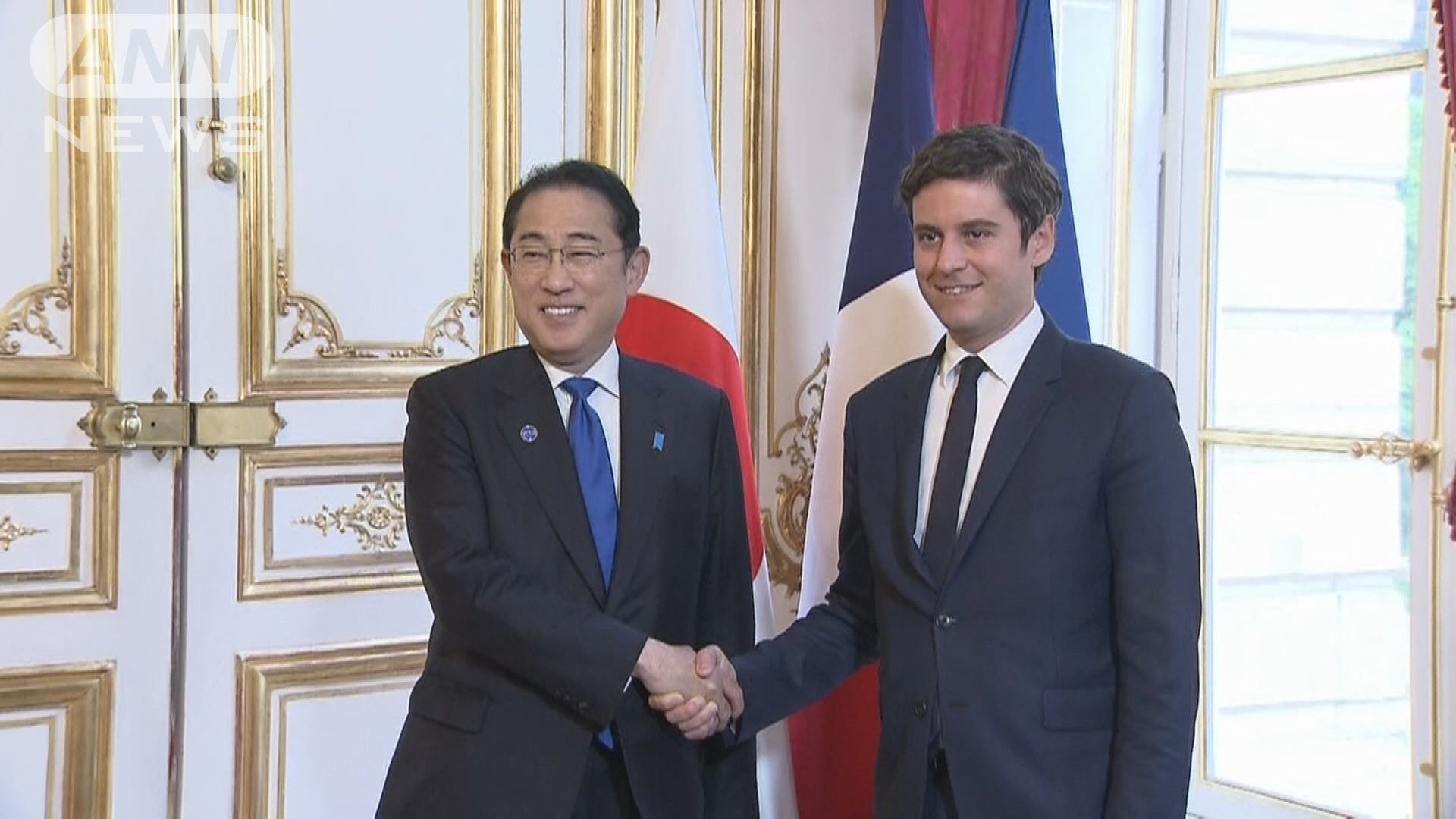 岸田総理とアタル仏首相