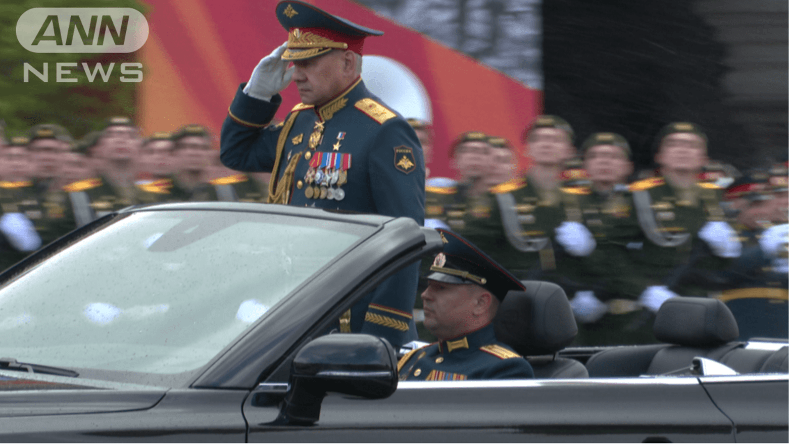 ショイグ　ロシア　プーチン　パレード　戦勝記念　5月9日