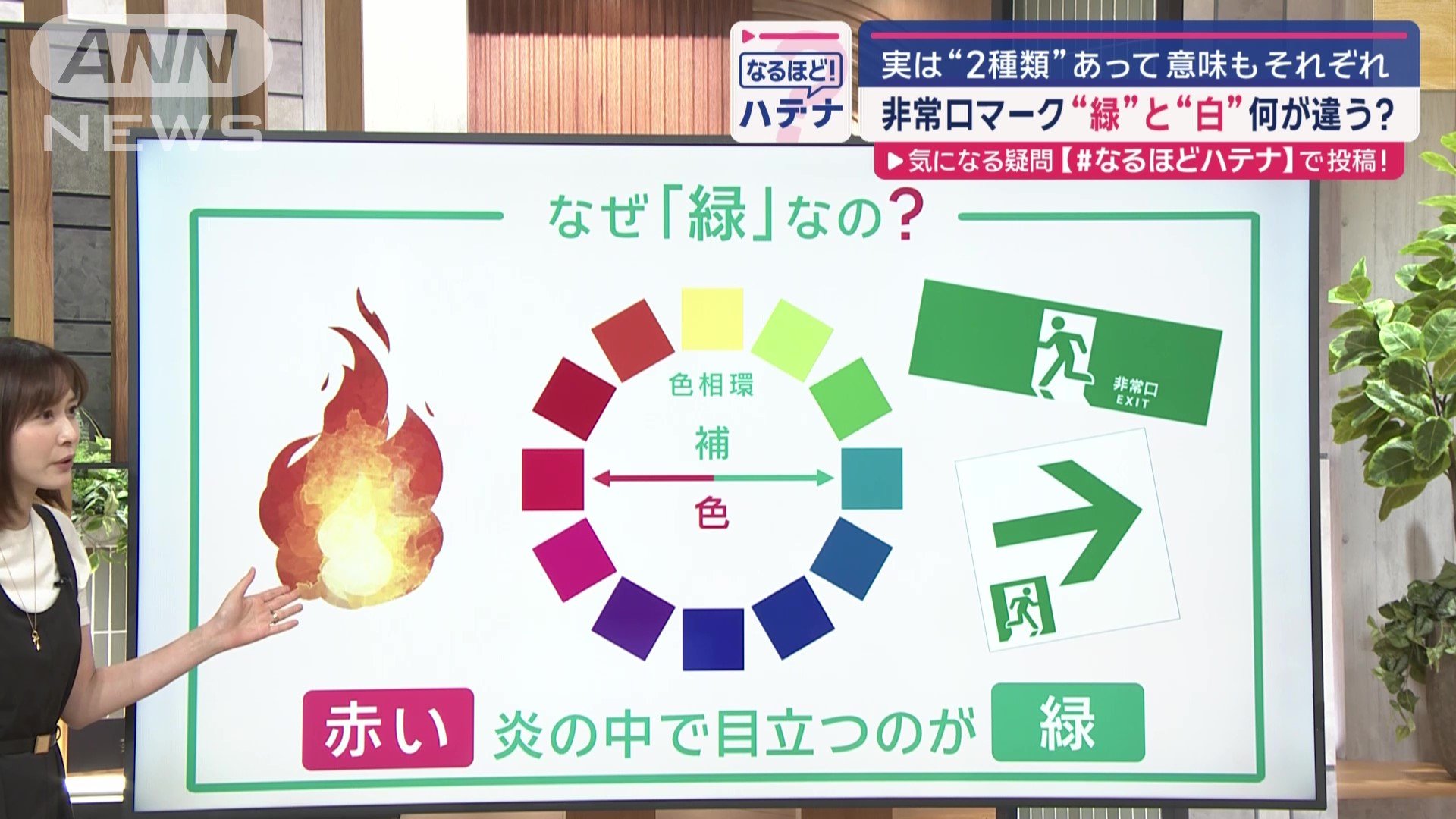 色相環で見ると…
