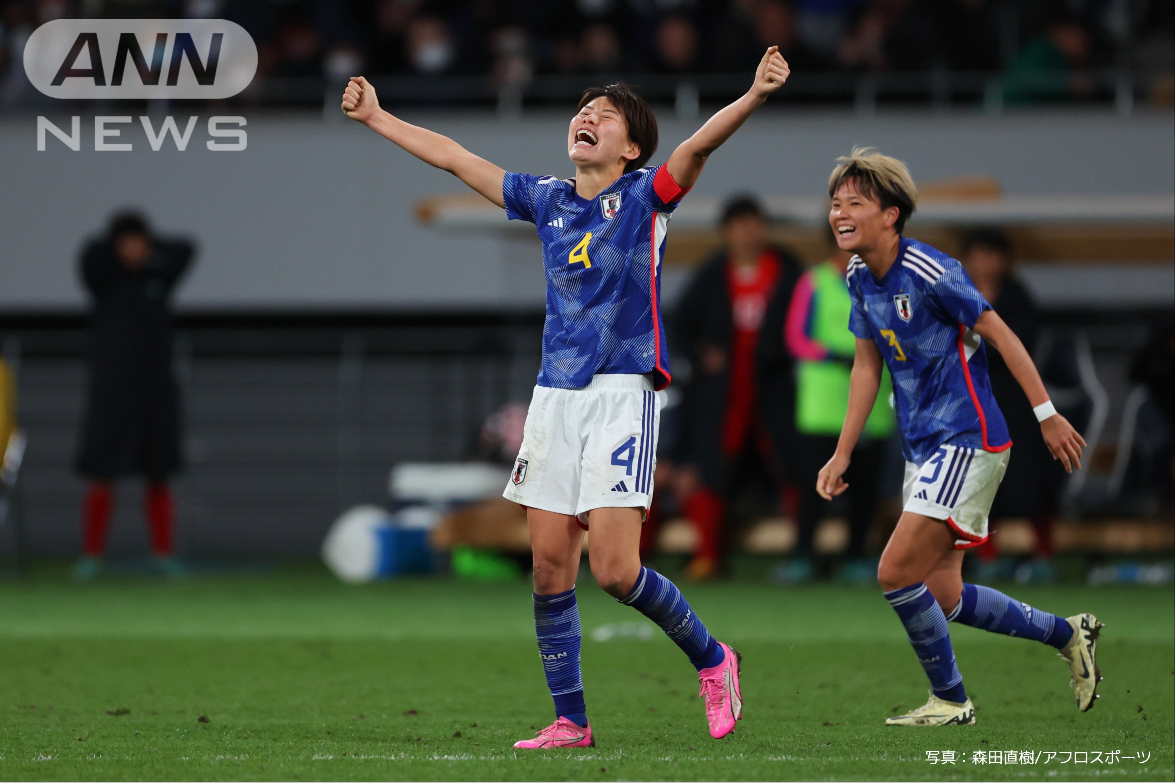 女子サッカー パリ五輪 アジア最終予選 第2戦 日本、五輪出場権を獲得
