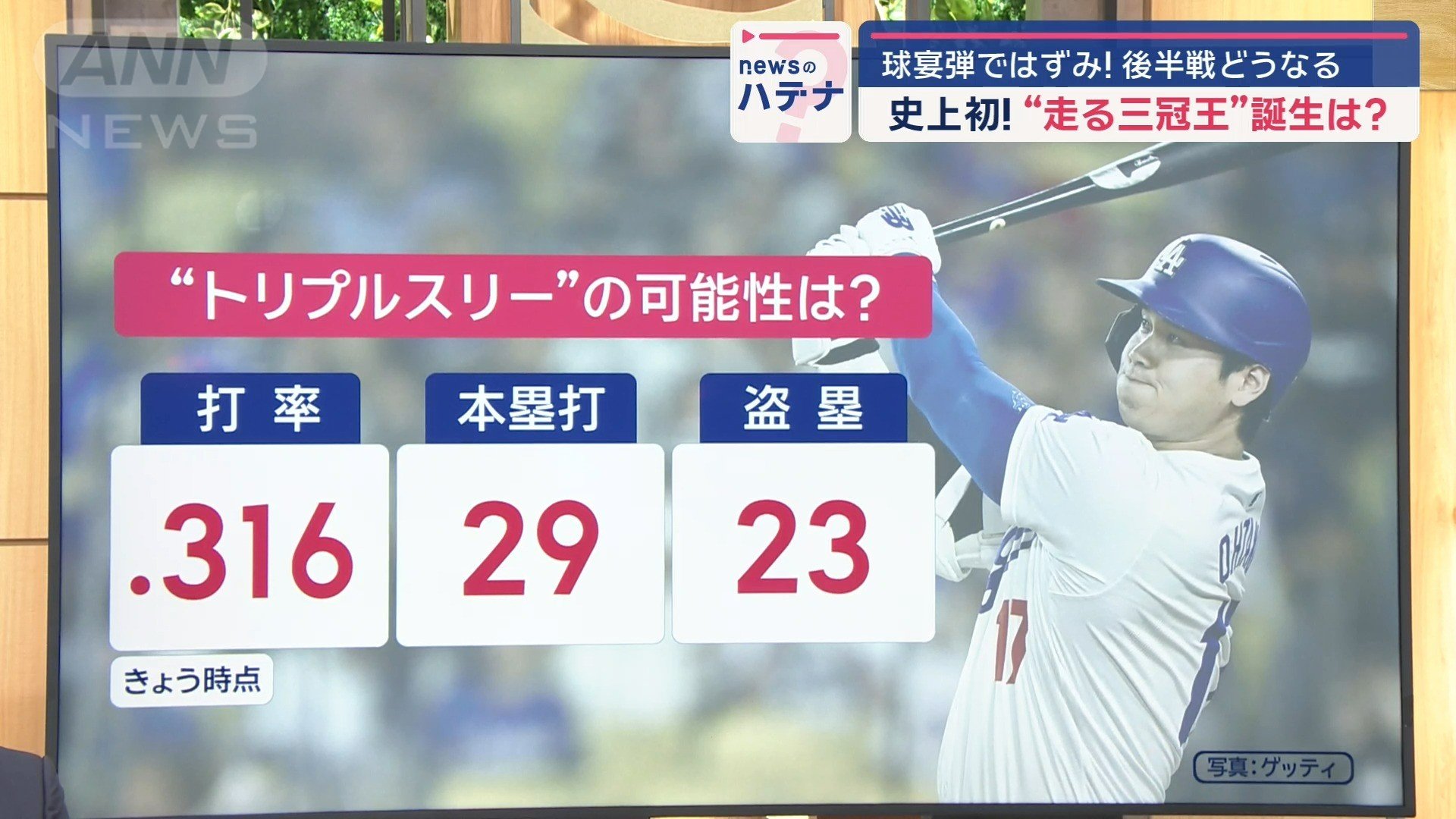 三冠王の可能性は?