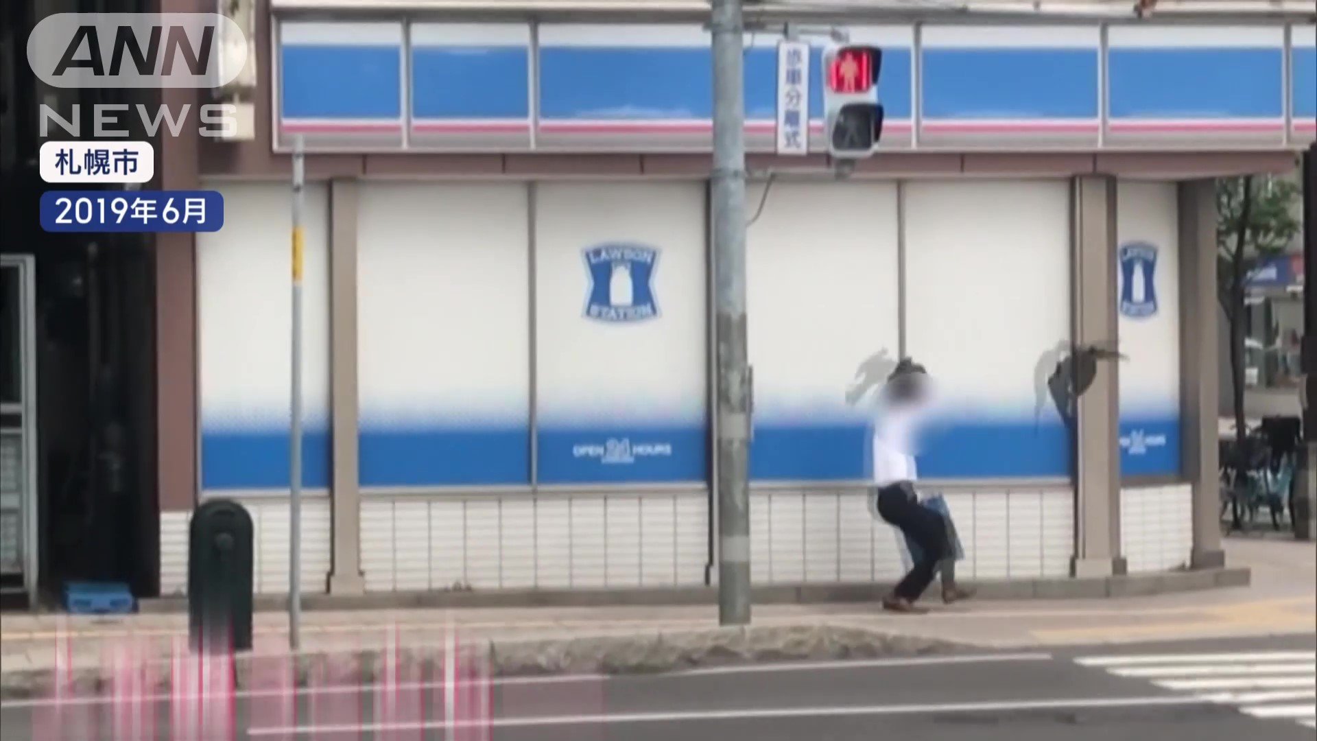 人を襲うカラス