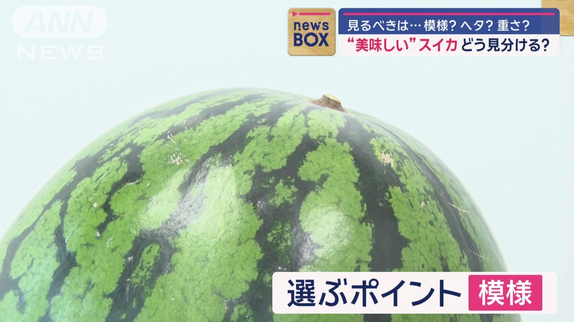 選ぶポイントは「模様」