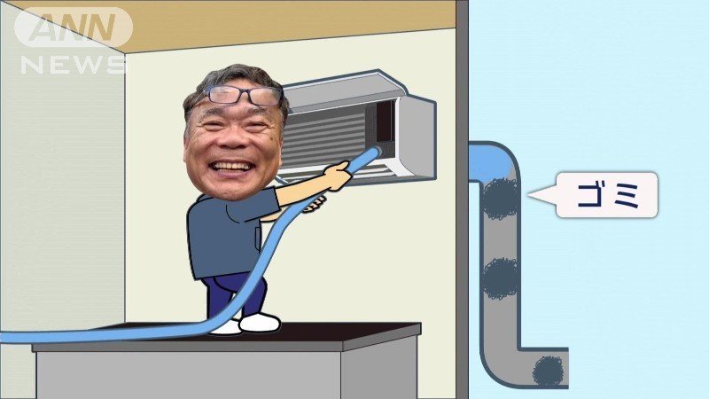 ゴミを外に押し出す作戦
