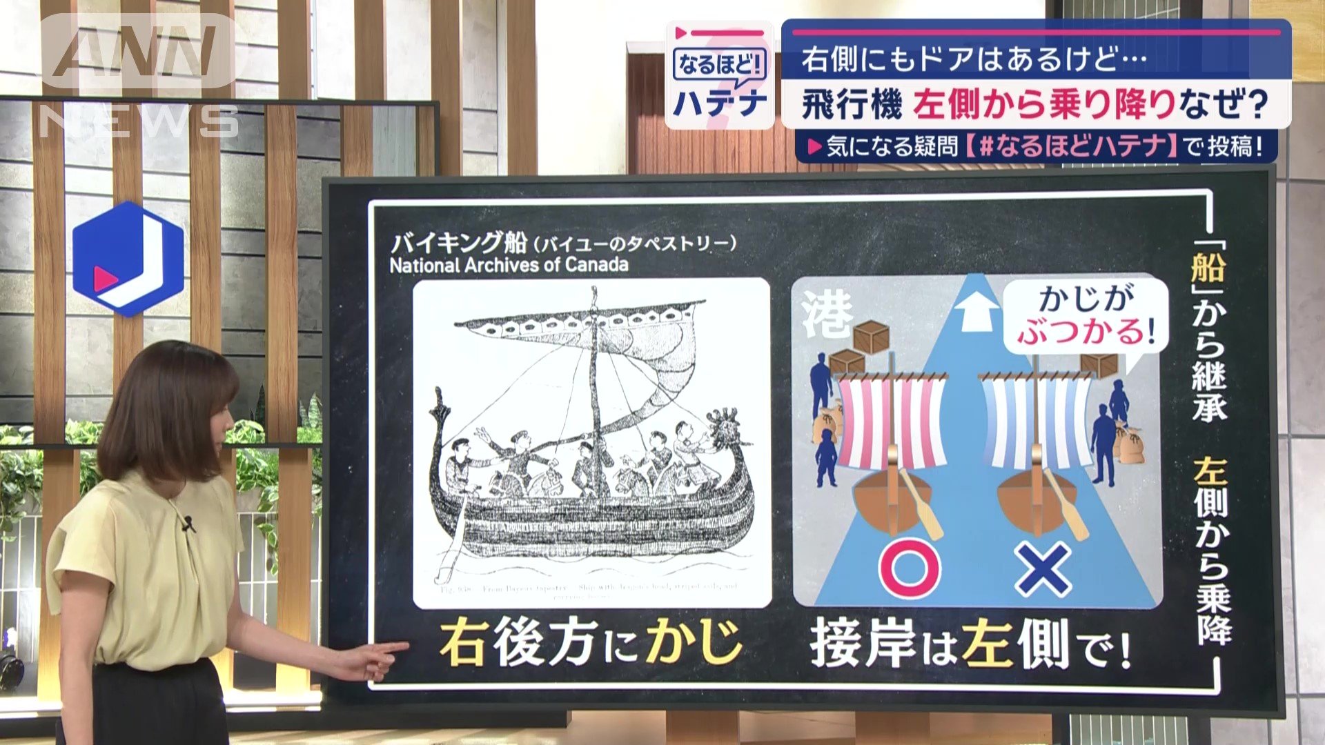 理由は、かじが右側に付いていたため