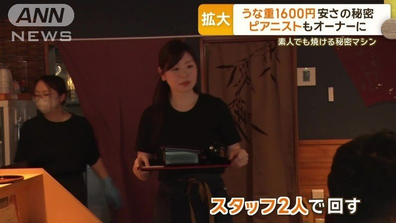 スタッフ2人で店を回す