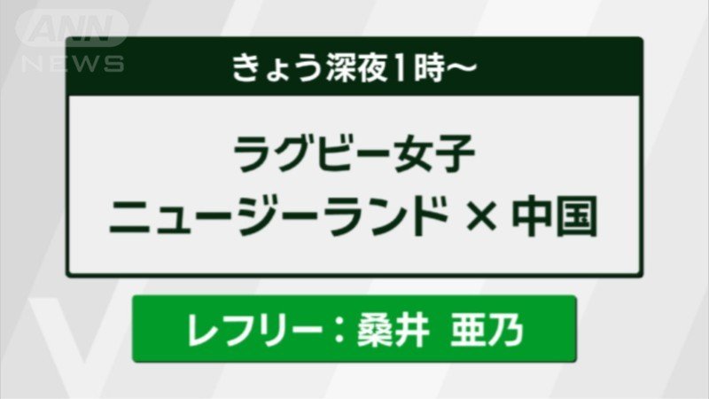 レフリーを務める予定