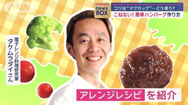 電子レンジ料理研究家　タケムラダイさん