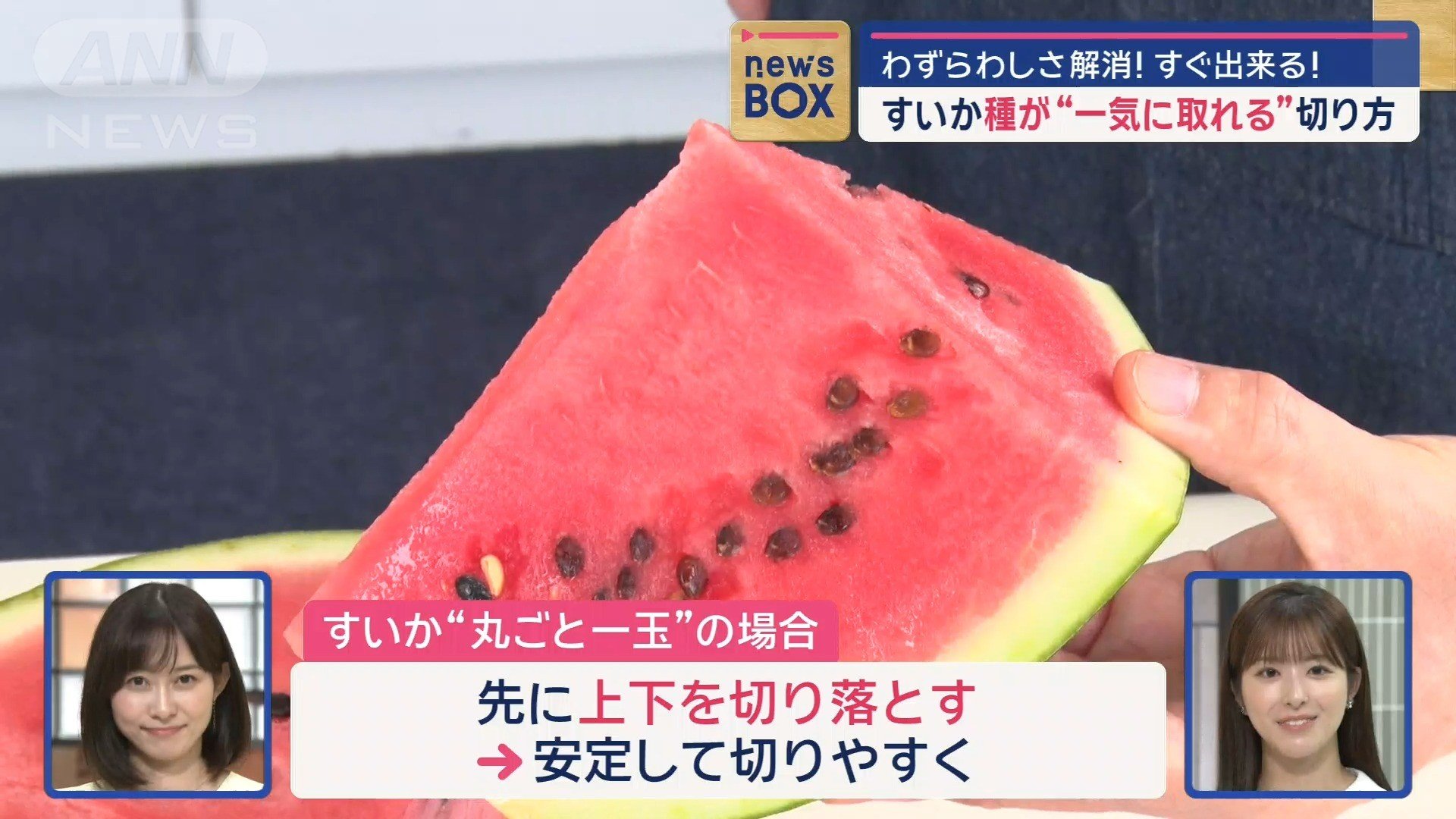 最初に上下を切り落とす