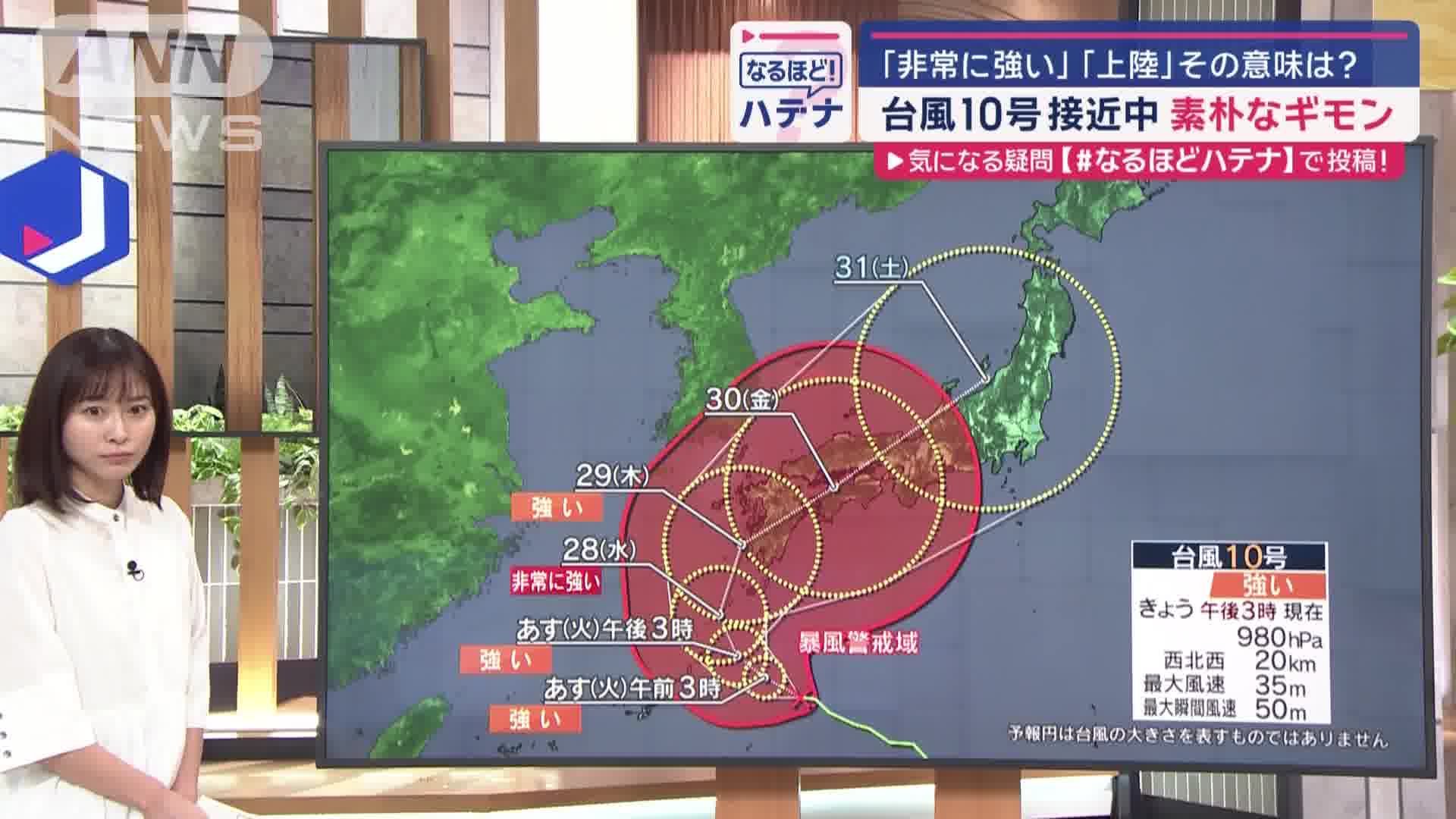 台風10号