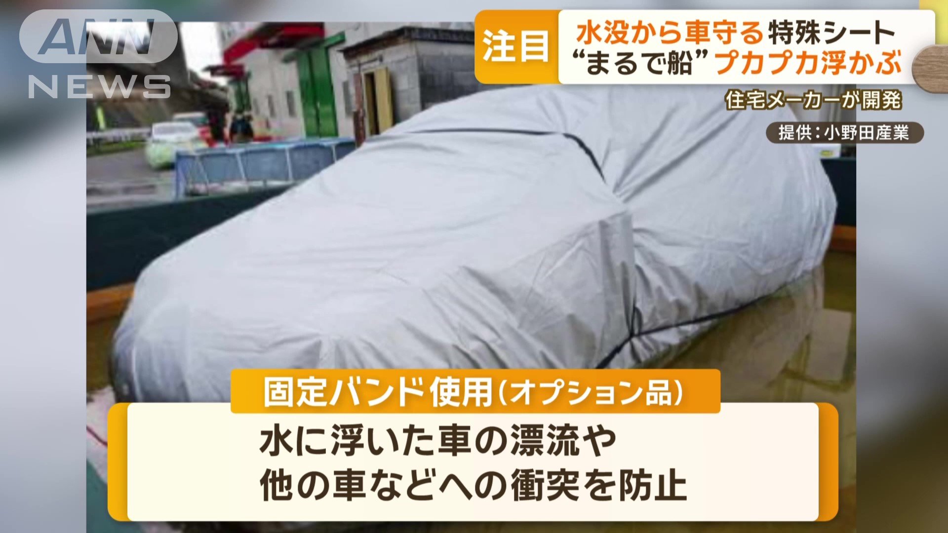オプション品の固定バンド