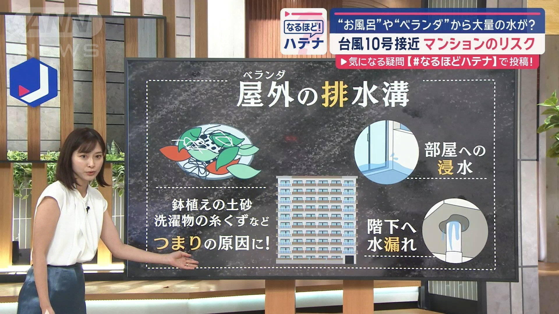 排水溝の詰まり