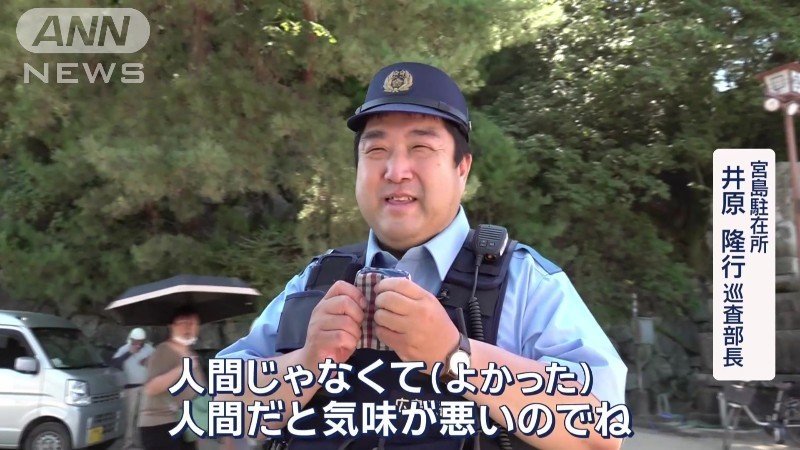 「人間じゃなくて(良かった)」
