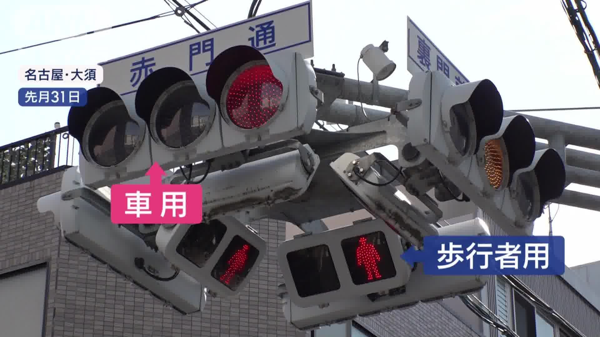名古屋大須にも残る信号機