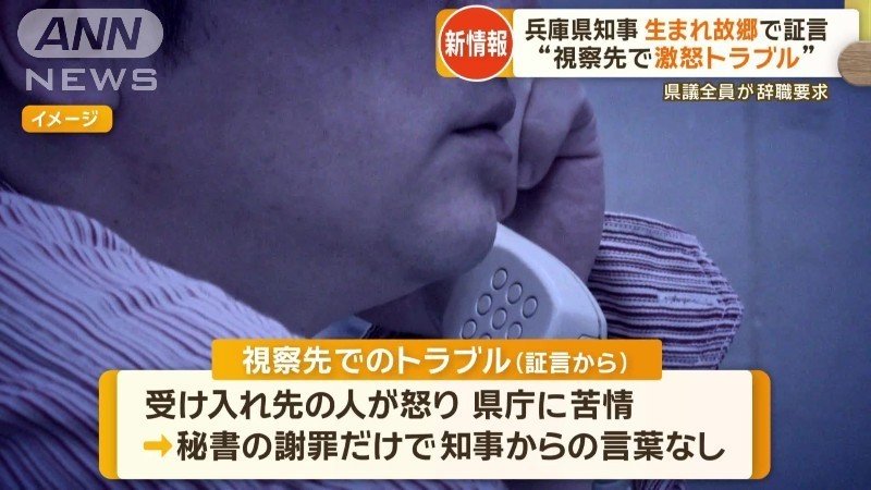 謝罪は秘書のみ