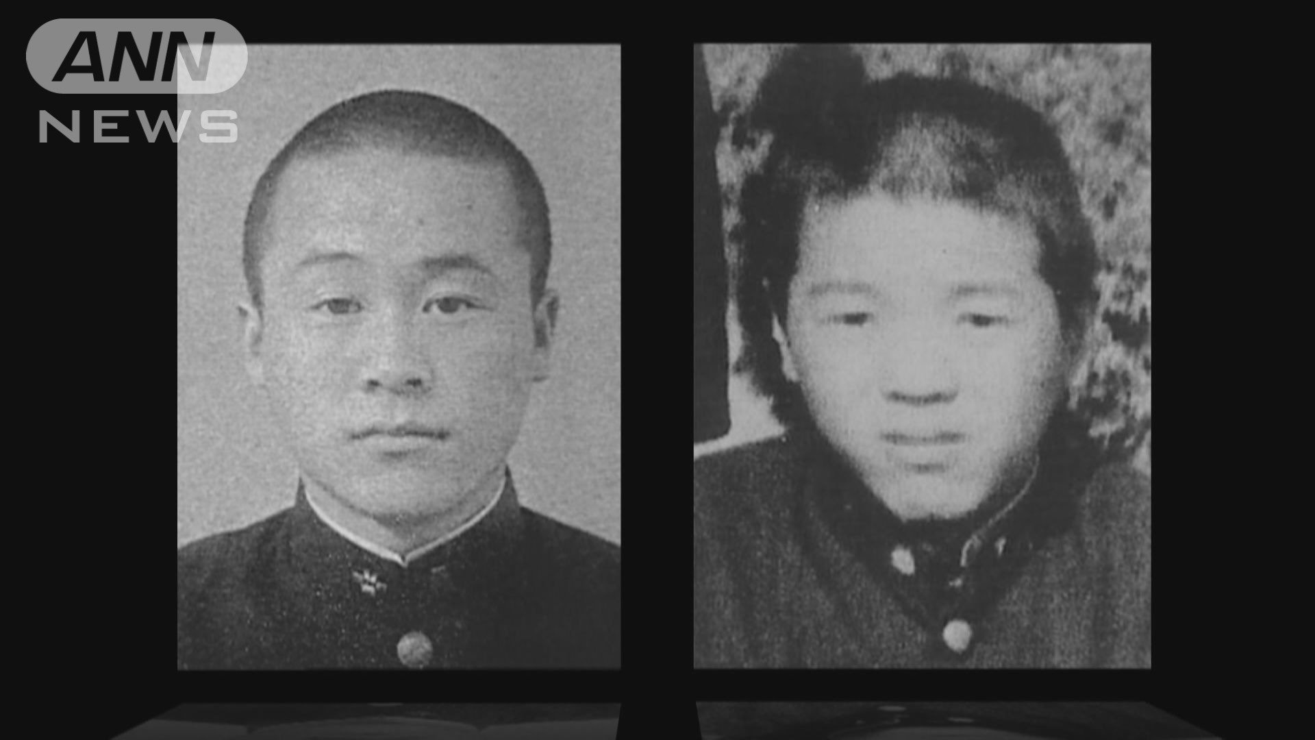 高校時代の田中実さん（写真左）と中学時代の金田龍光さん（写真右）