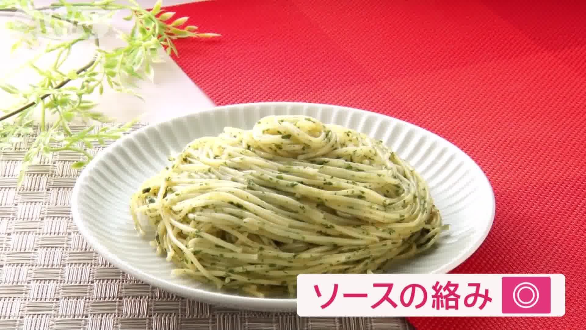 デンプン質が麺をコーティング