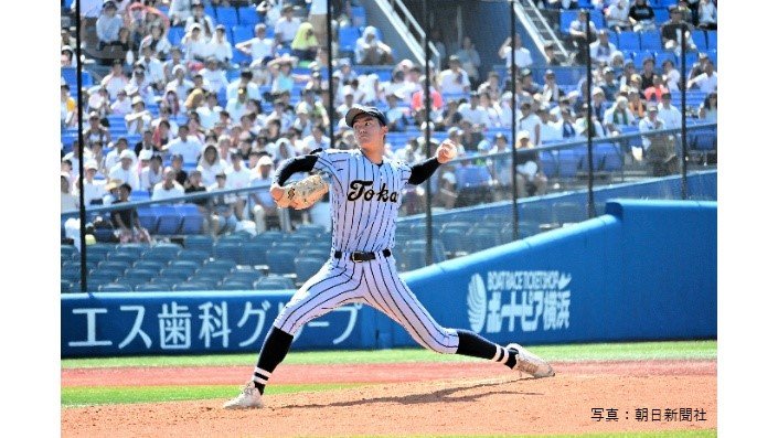 東海大相模の藤田琉生=2024年7月23日、横浜