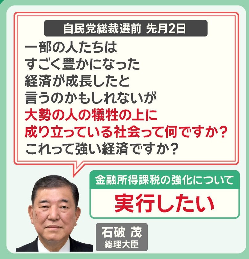 石破茂総理大臣は