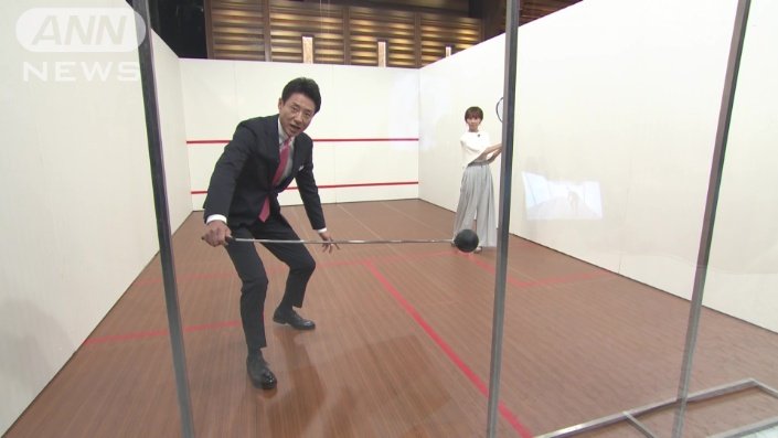 スカッシュの競技人口はおよそ2000万人