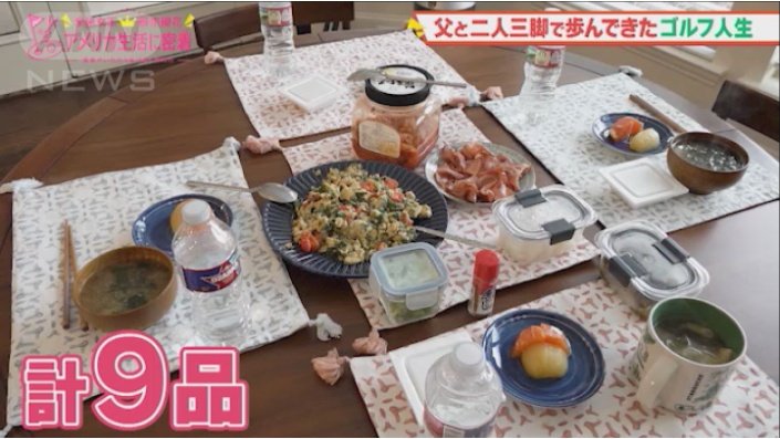 充実した朝食