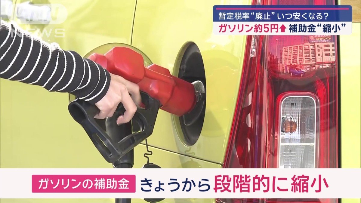 補助金が段階的に縮小