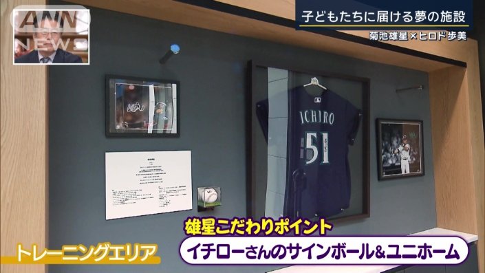 イチローさんのサインボールとユニホーム