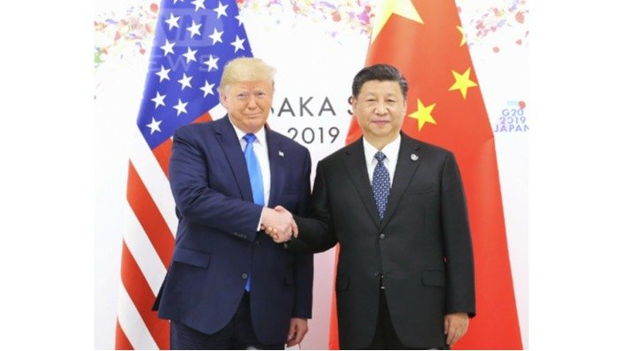 「トランプ習近平会談（2019年6月29日大阪G20」
クレジット：中国政府HPより
