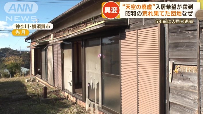荒れ果てた空き家