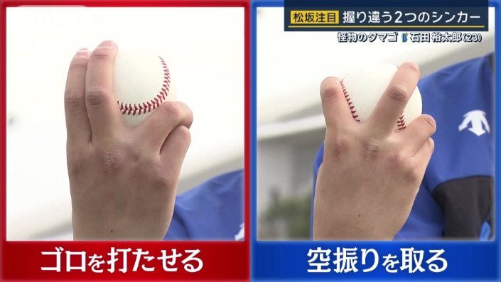 ゴロを打たせる　空振りを取る
