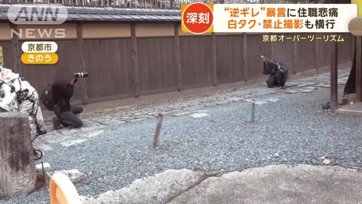 商業目的の無断撮影を禁止