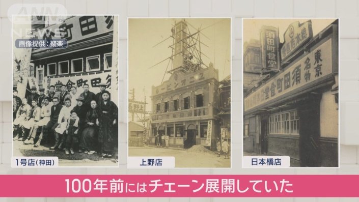 100年前にはすでにチェーン展開