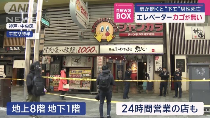 現場のビル