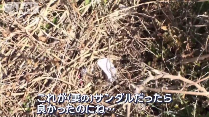 「（妻の）サンダルだったら…」