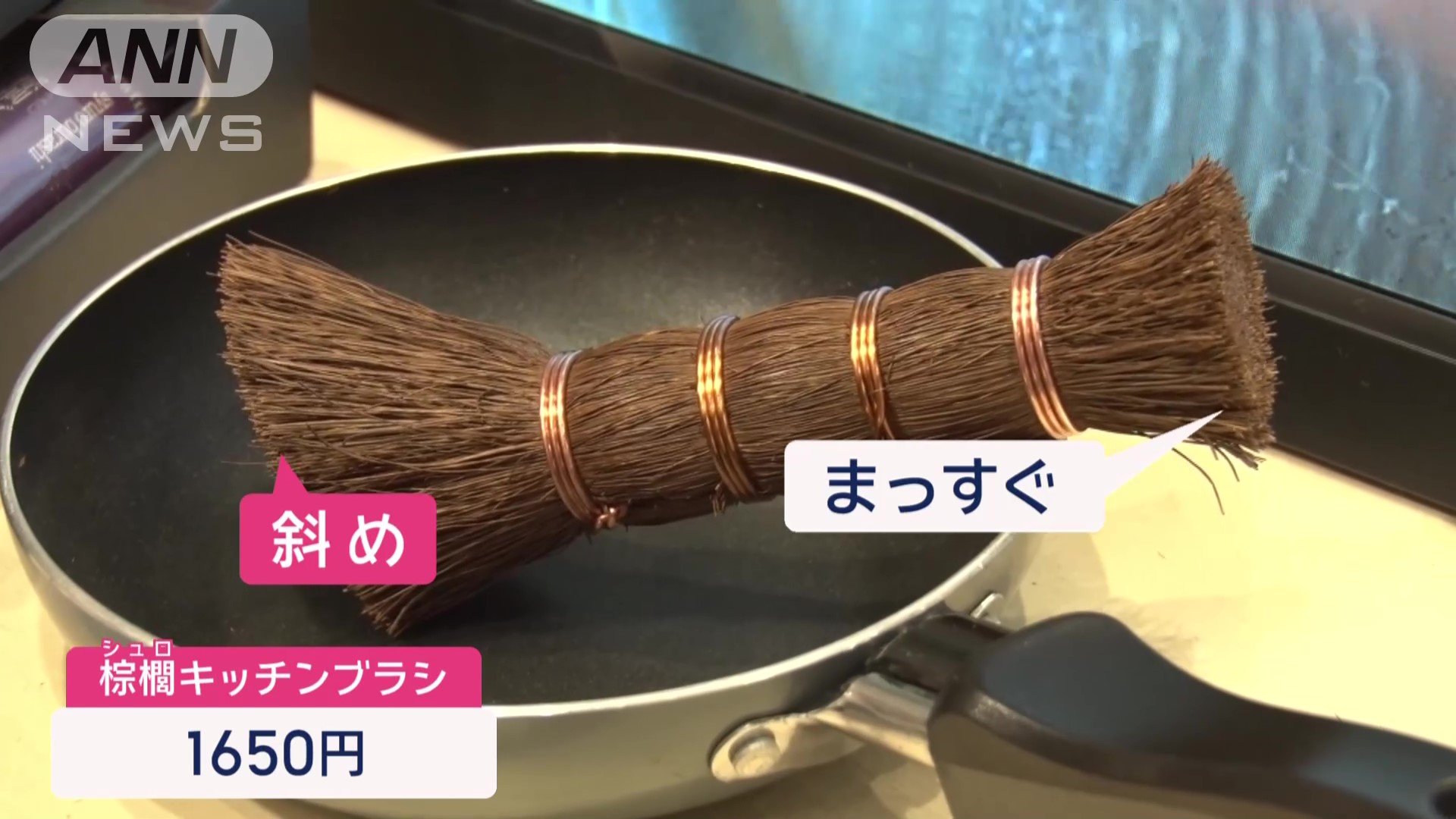 棕櫚キッチンブラシ
