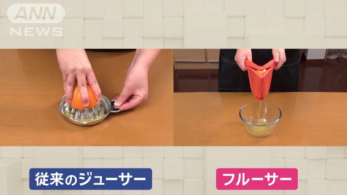 両手の力でプレスするだけ
