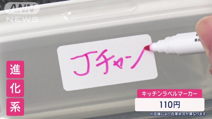 キッチンラベルマーカー