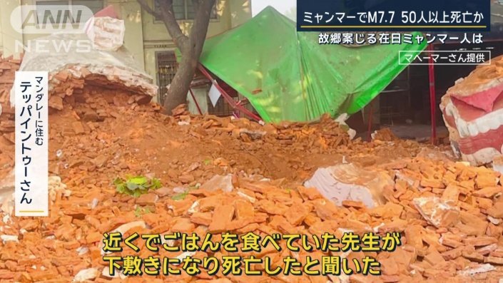マンダレーに住むテッパイントゥーさん　