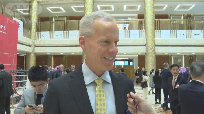中国市場の重要性を語る米国企業CEO