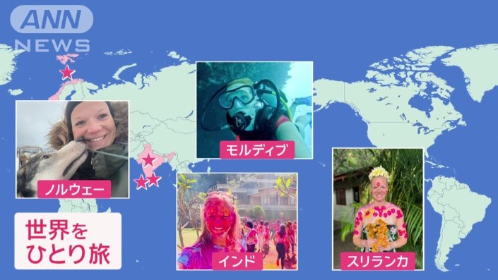 1年間仕事を休んで、1人で世界を旅している