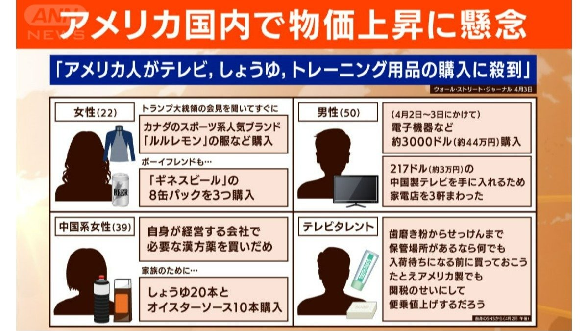 アメリカ国内