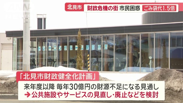 財政健全化計画を発表